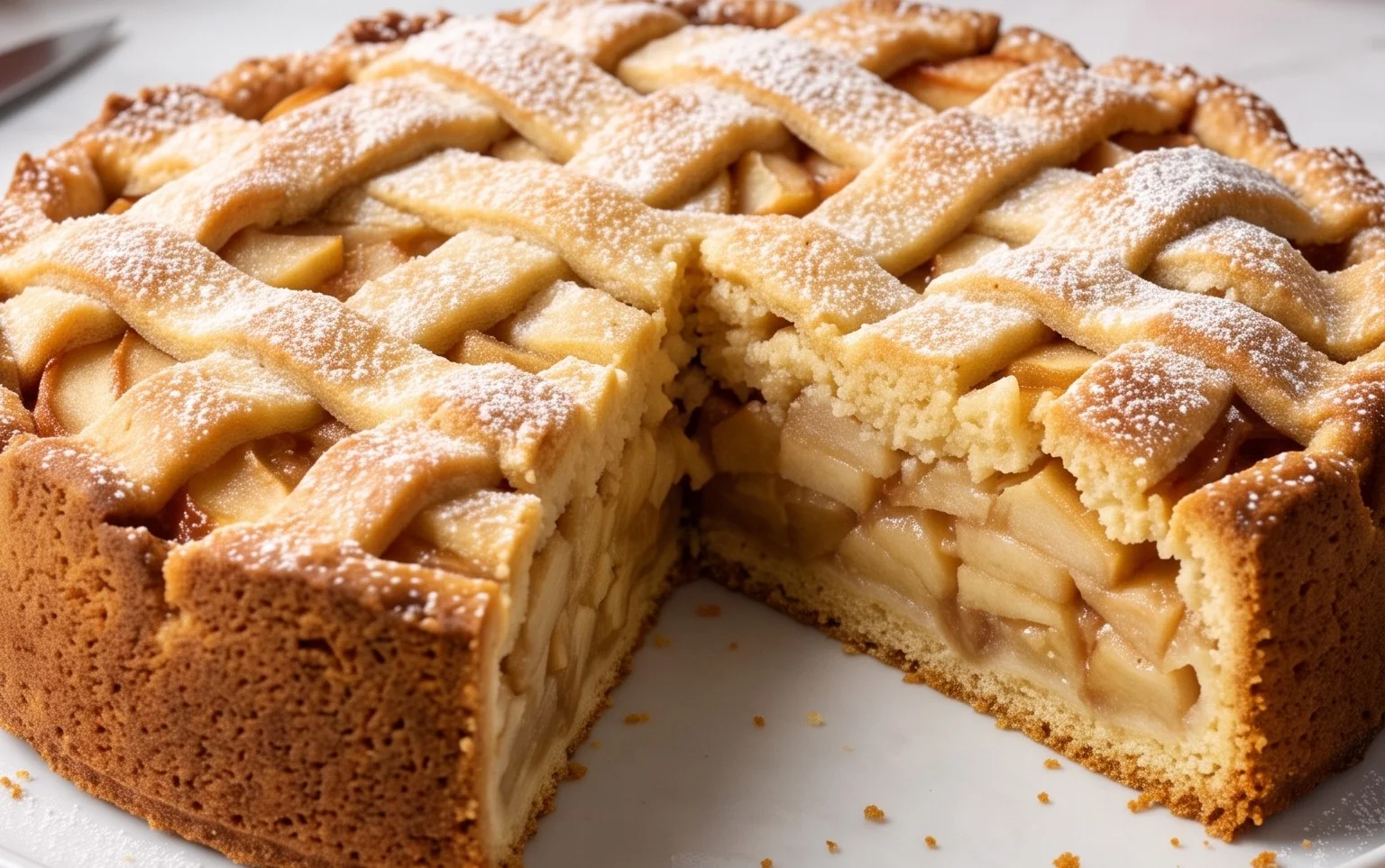 Gedeckter Apfelkuchen: Saftig & Einfach Backen