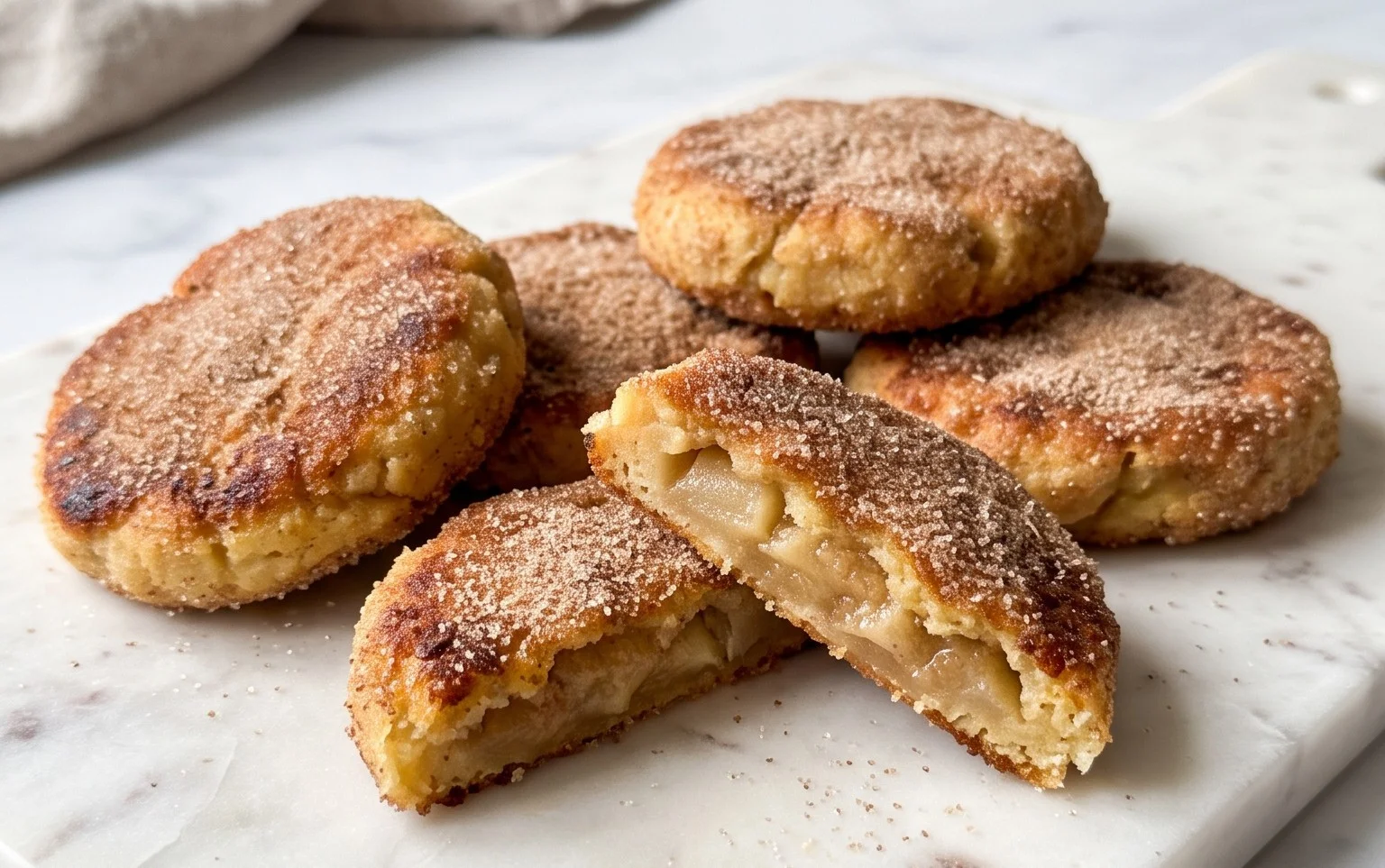 Apfel Zimt Taler: Knusprig lecker mit Zimt & Zucker