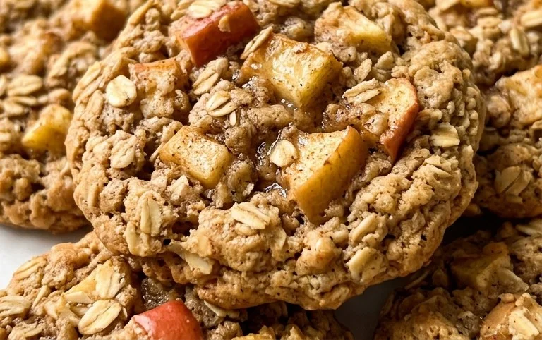 Apple Cinnamon Oatmeal Cookies