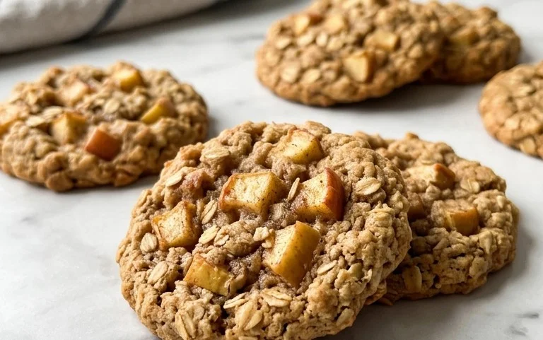 Saftige Apfel Zimt Haferflocken Kekse: Einfach Backen