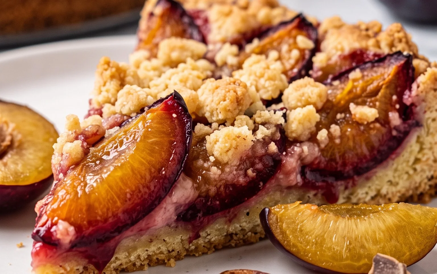 Pflaumenkuchen mit Streuseln aus der Springform Rezept