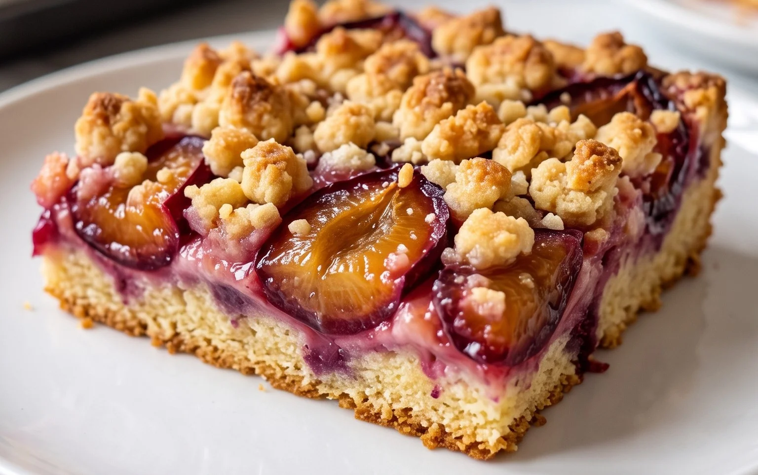 Pflaumenkuchen mit Streusel vom Blech