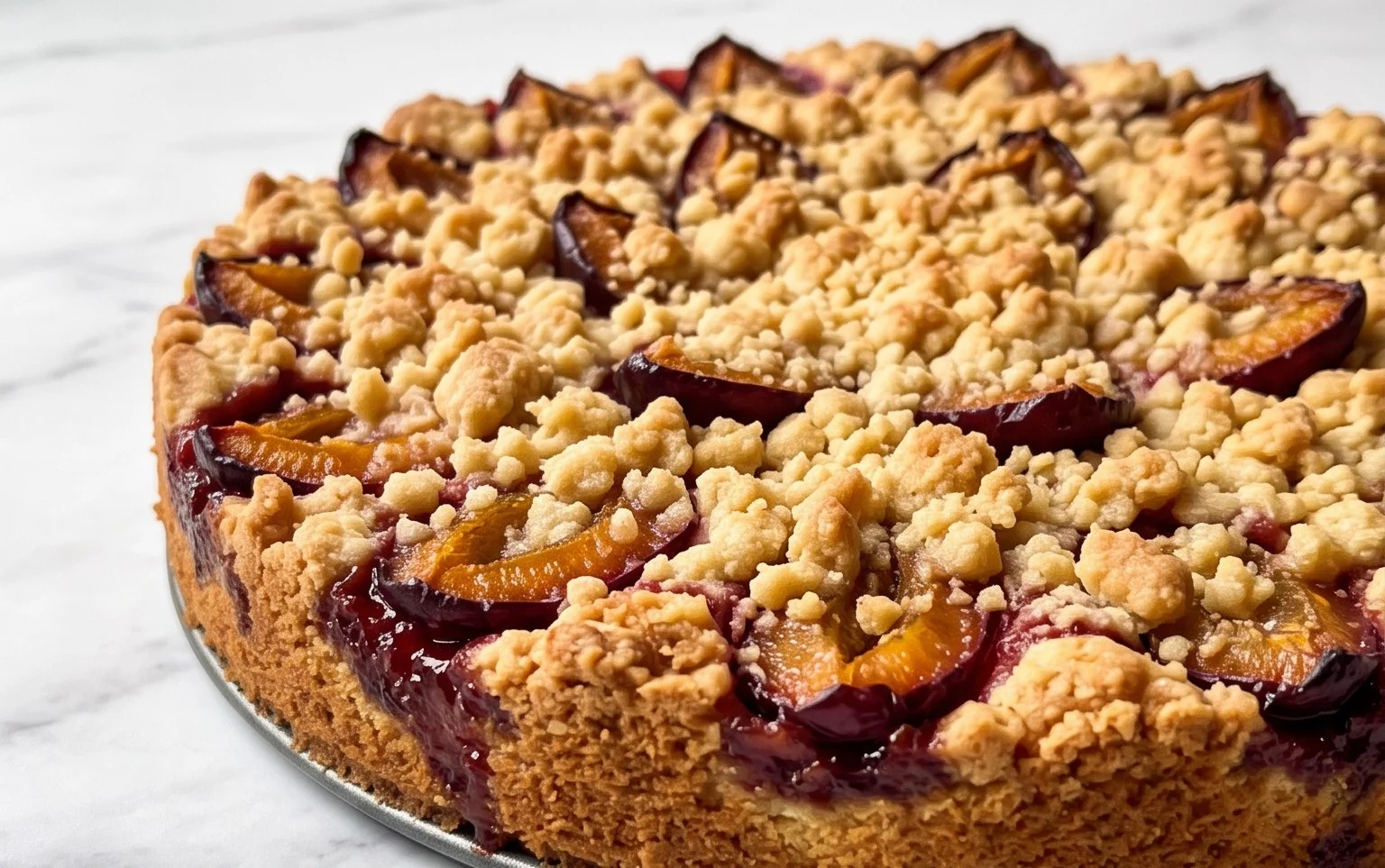 Saftiger Pflaumen-Streuselkuchen: Herbstlicher Genuss